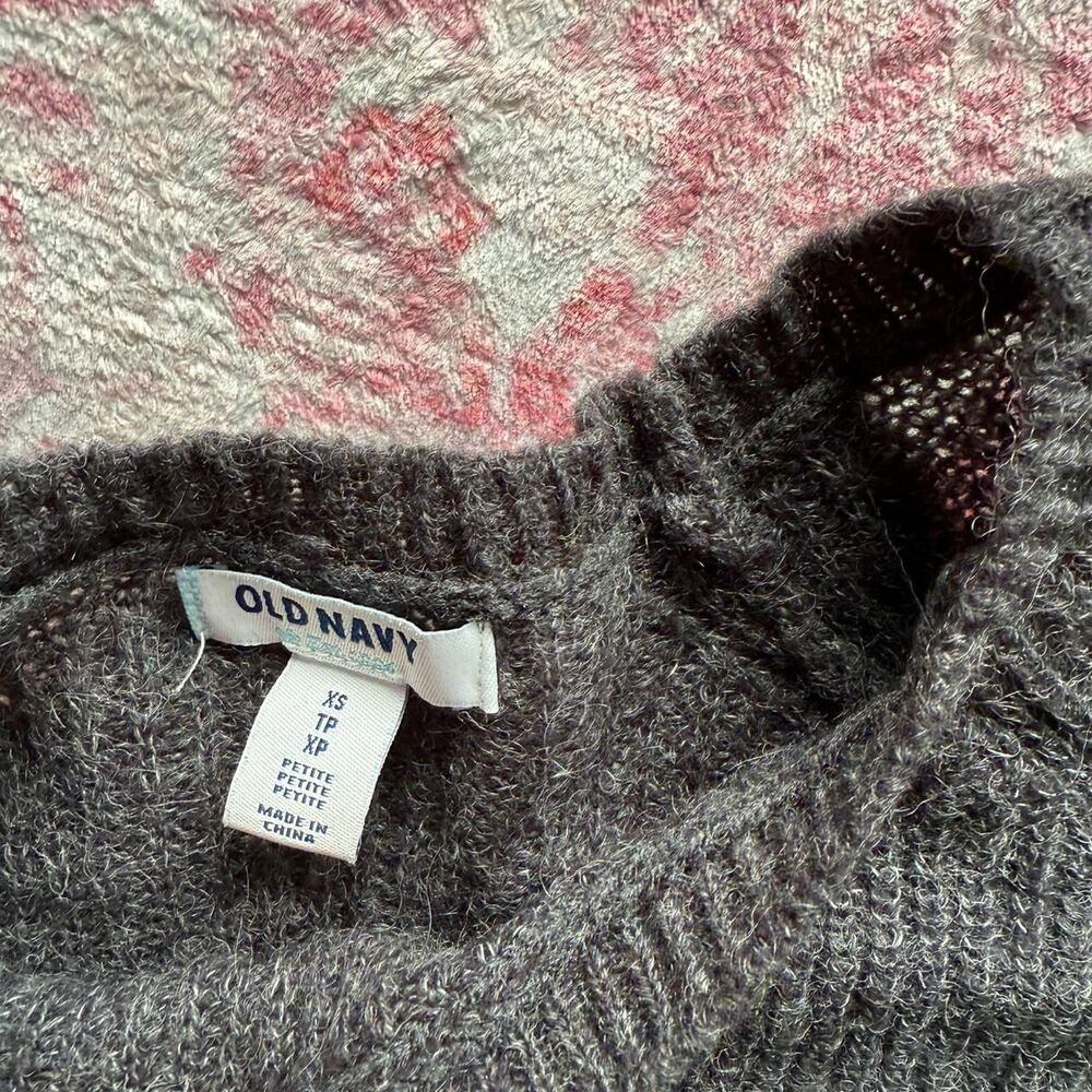 Old-navy Women's Grey and Brown Jumper - Picture 3 of 4